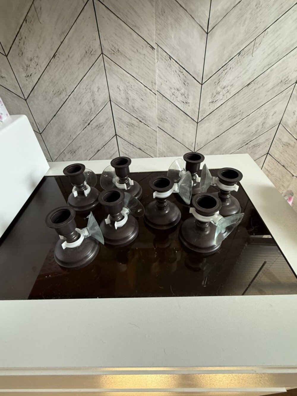 Amazon Black Suction Cup Candle Stick Holders